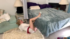 A lovely slut is filled by some semen from all the penetration