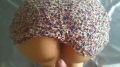 Blonde shows her big boobs while fucking a new cock