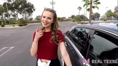 Brunette polishes phallus before climbing on it for nice ride