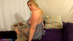 Stepsister impresses her bro with wild sex